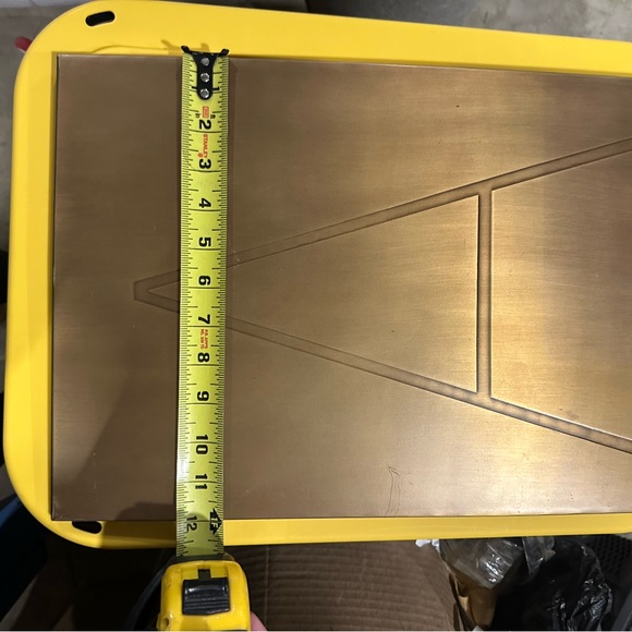 Copper initial A monogram sign - Picture 2 of 4